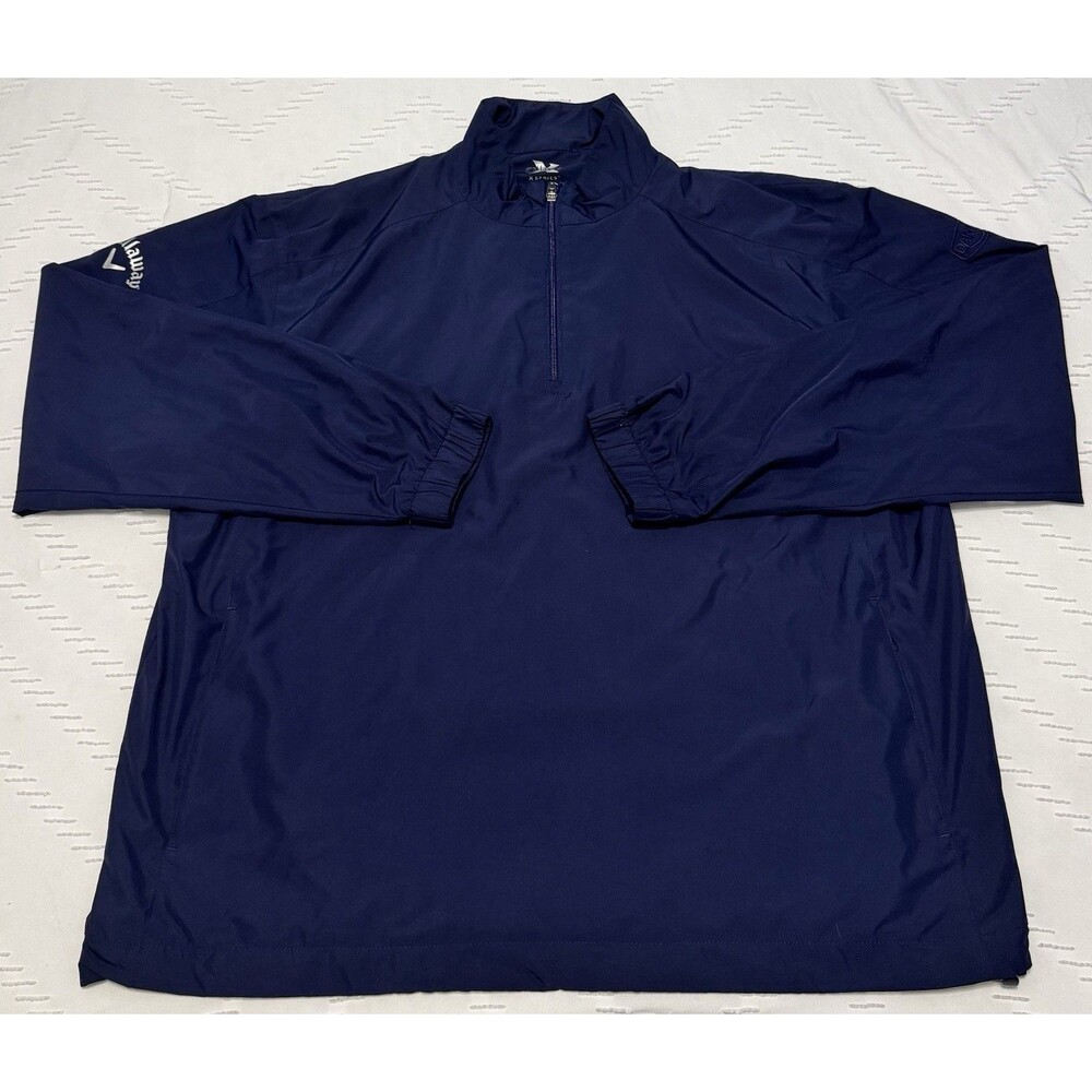 Callaway X Series 1/4 Zip Jacket Men’s Size L Blue Windbreaker Golf Casual Gym